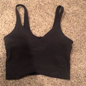 Black lulu align tank